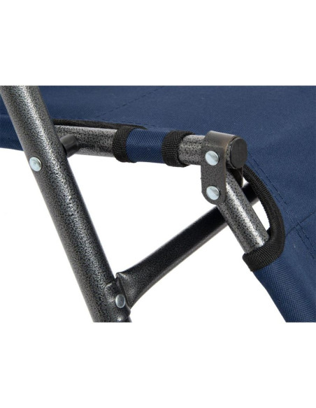 Fotel wielopozycyjny level z zagłówkiem granatowy