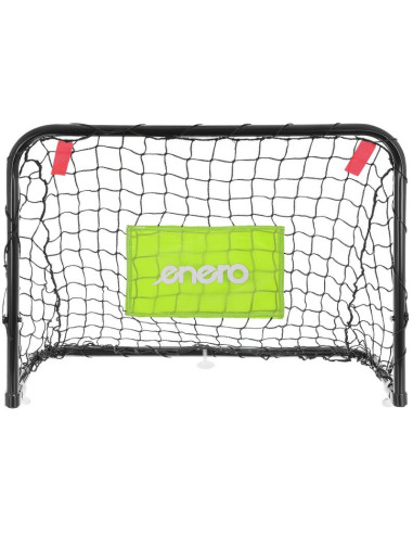 Zestaw 2 bramek metalowych z siatką piłka pompka 60x45x24cm enero
