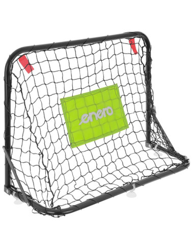Zestaw 2 bramek metalowych z siatką piłka pompka 60x45x24cm enero