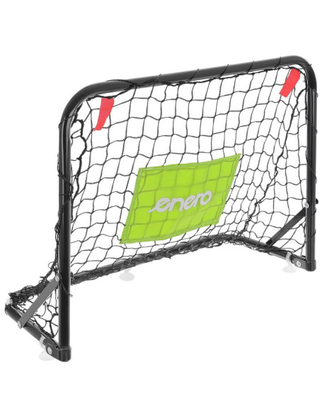 Zestaw 2 bramek metalowych z siatką piłka pompka 60x45x24cm enero