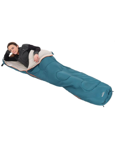 Śpiwór turystyczny mumia xxl 230x80/50cm niebieski redcliffs
