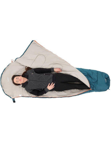 Śpiwór turystyczny mumia xxl 230x80/50cm niebieski redcliffs