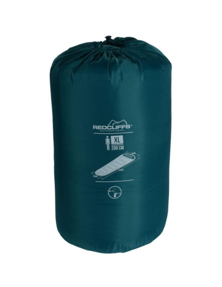 Śpiwór turystyczny mumia xxl 230x80/50cm niebieski redcliffs