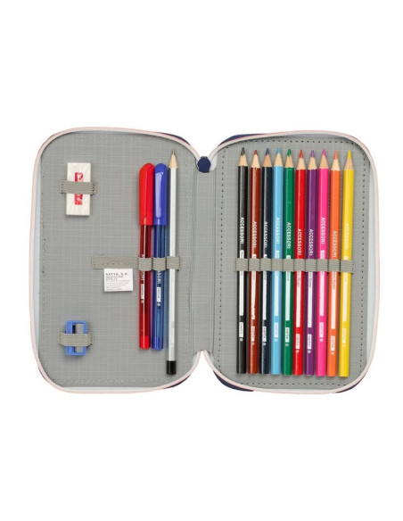 Fc barcelona piórnik z wyposażeniem double filled pencil case 29 pcs 412526854