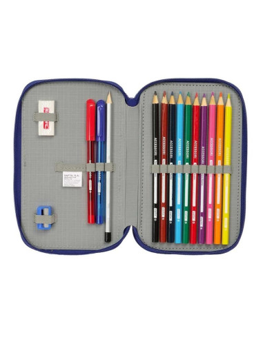 Fc barcelona piórnik z wyposażeniem double filled pencil case 28 pcs 412529854