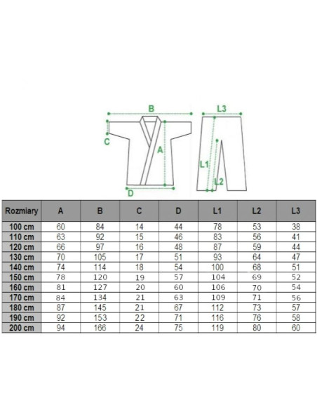 Kimono karate kyokushinkai 8 oz masters - 190 cm new