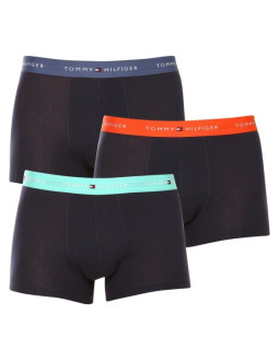 Tommy hilfiger 3-pack bokserki majtki męskie granatowe bawełna