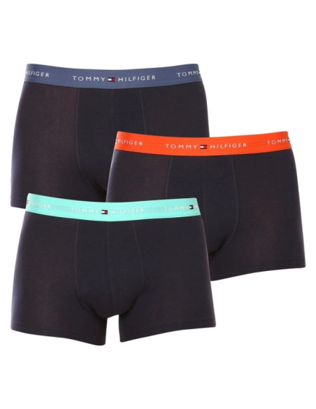 Tommy hilfiger 3-pack bokserki majtki męskie granatowe bawełna