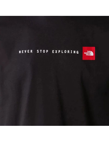 Koszulka the north face ss never stop exploring tee m - tnf black