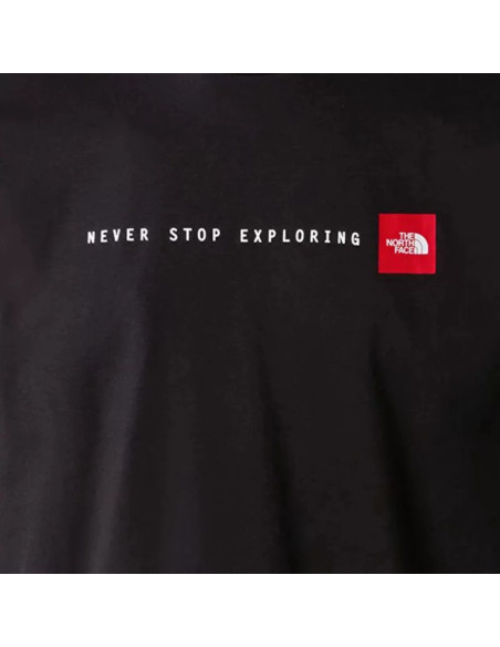 Koszulka the north face ss never stop exploring tee m - tnf black