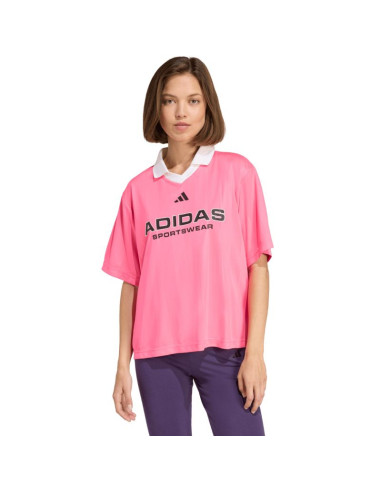 Koszulka damska adidas tiro q4 różowa jn2747