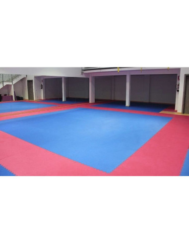 Mata do ćwiczeń z ceryfikatem bezpieczeństwa - puzzle 1x1m - tatami 2 cm