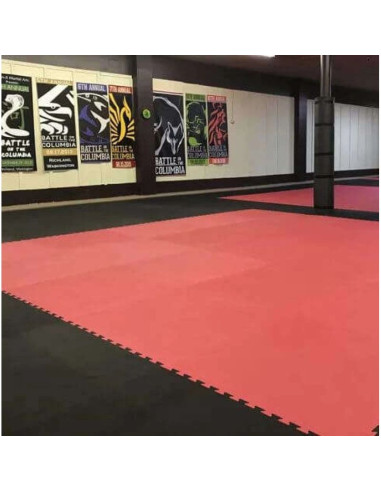 Mata do ćwiczeń z ceryfikatem bezpieczeństwa - puzzle 1x1m - tatami 2 cm