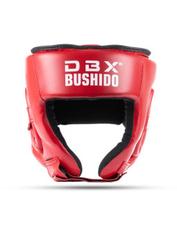 Kask bokserski turniejowy czerwony 2