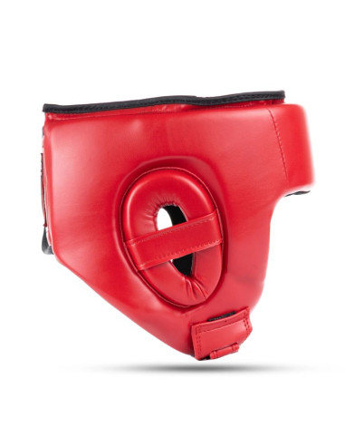 Kask bokserski turniejowy czerwony