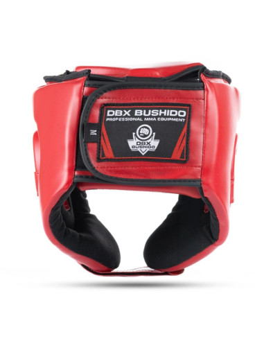 Kask bokserski turniejowy czerwony