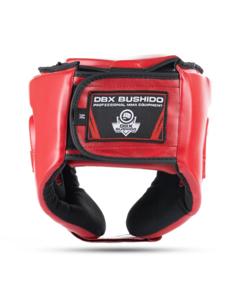 Kask bokserski turniejowy czerwony