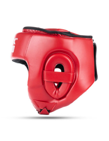 Kask bokserski turniejowy czerwony