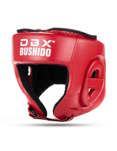 Kask bokserski turniejowy czerwony