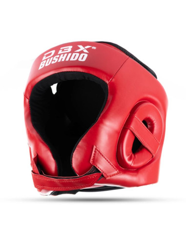 Kask bokserski turniejowy czerwony