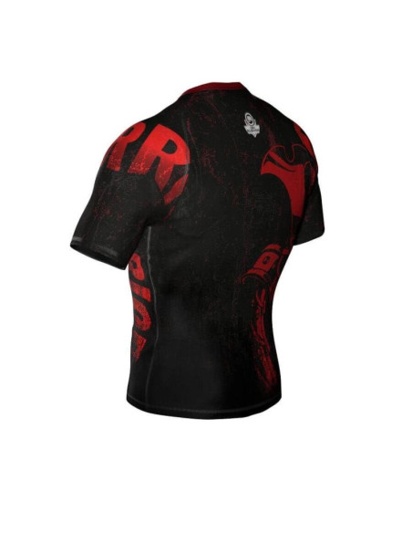 Koszulka kompresyjna "warrior" typu rashguard powstała z materiału dbx more dry  m