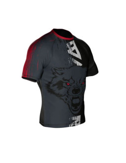 Koszulka kompresyjna "wolf" typu rashguard powstała z materiału dbx more dry xl