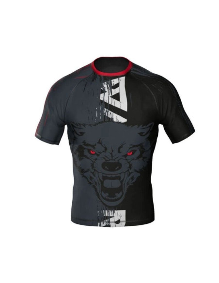 Koszulka kompresyjna "wolf" typu rashguard powstała z materiału dbx more dry xl