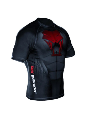 Koszulka kompresyjna "snake" typu rashguard powstała z materiału dbx more dry  m
