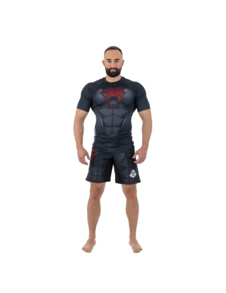 Koszulka kompresyjna "snake" typu rashguard powstała z materiału dbx more dry  m