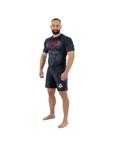 Koszulka kompresyjna "snake" typu rashguard powstała z materiału dbx more dry  m
