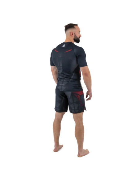 Koszulka kompresyjna "snake" typu rashguard powstała z materiału dbx more dry  m