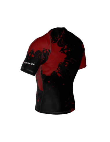 Koszulka kompresyjna "blood" typu rashguard powstała z materiału dbx more dry m