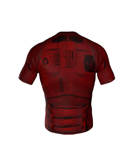Koszulka kompresyjna "cyborg" typu rashguard powstała z materiału dbx more dry  m