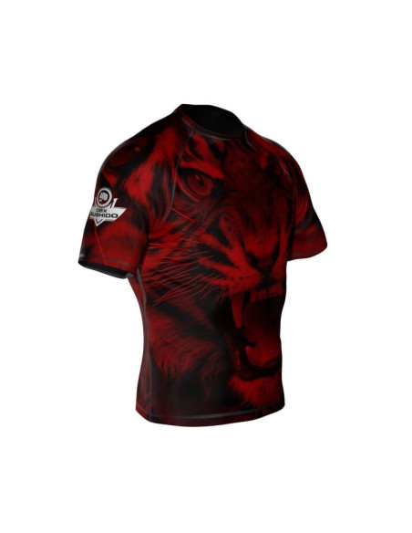 Koszulka kompresyjna "leone" typu rashguard powstała z materiału dbx more dry  m