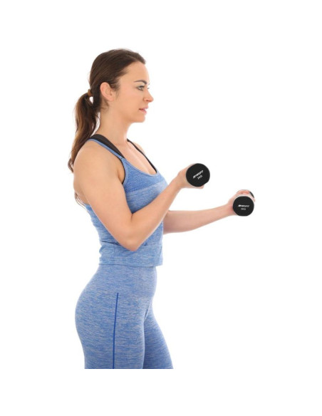 Zestaw hantli vdb 12kg stojak choinka enero fit