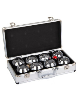 Kule do gry 8szt- boule petanque walizka aluminiowa enero 2