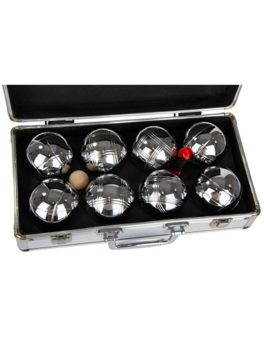 Kule do gry 8szt- boule petanque walizka aluminiowa enero