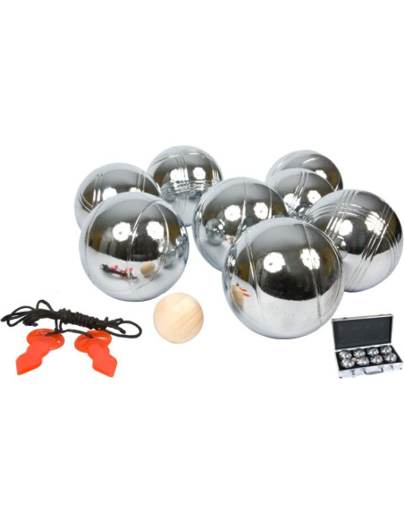 Kule do gry 8szt- boule petanque walizka aluminiowa enero