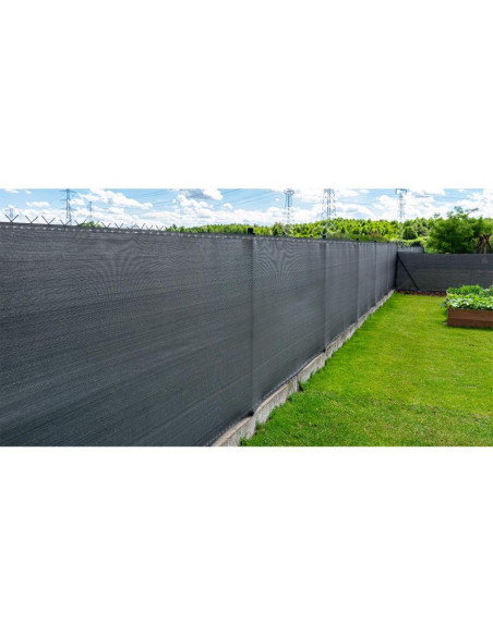 Siatka cieniująca 140g/m2 1.5x25m ciemno szara