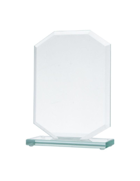 Trofeum szklane z rozklejoną podstawą