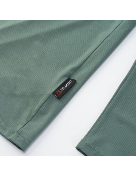 Męska koszulka z długim rękawem eiger polartec