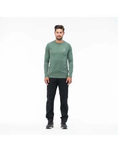 Męska koszulka z długim rękawem eiger polartec