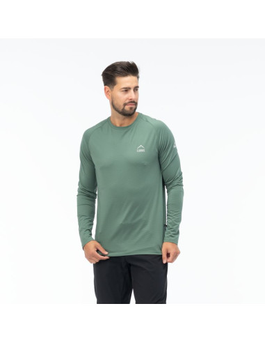 Męska koszulka z długim rękawem eiger polartec