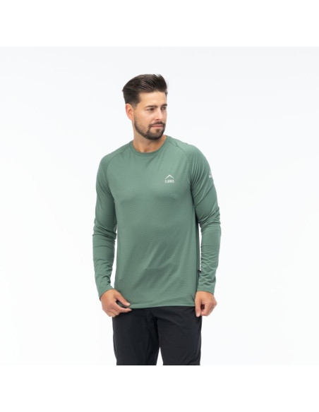 Męska koszulka z długim rękawem eiger polartec