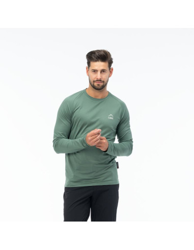 Męska koszulka z długim rękawem eiger polartec