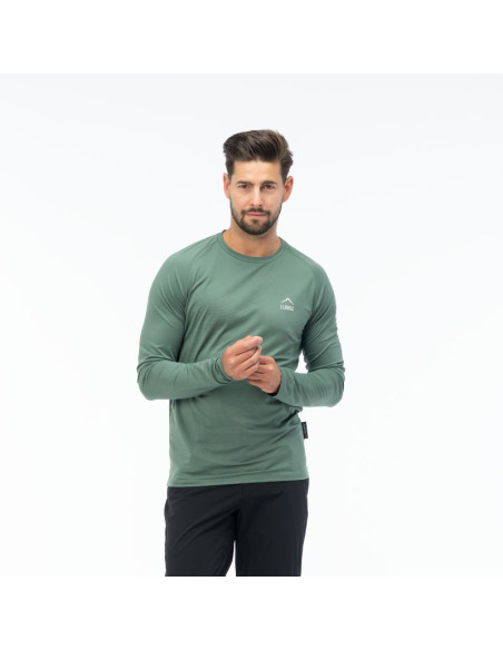 Męska koszulka z długim rękawem eiger polartec