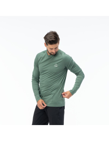 Męska koszulka z długim rękawem eiger polartec