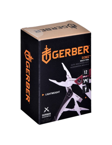 Multitool gerber dime multi-tool red