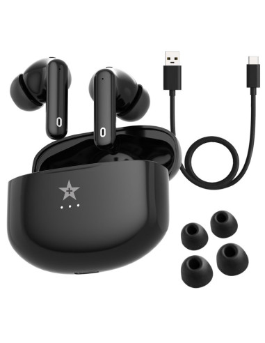 Słuchawki bezprzewodowe giewont realsound pro anc enc gws800-1 czarne