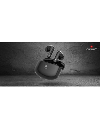 Słuchawki bezprzewodowe giewont realsound pro anc enc gws800-1 czarne